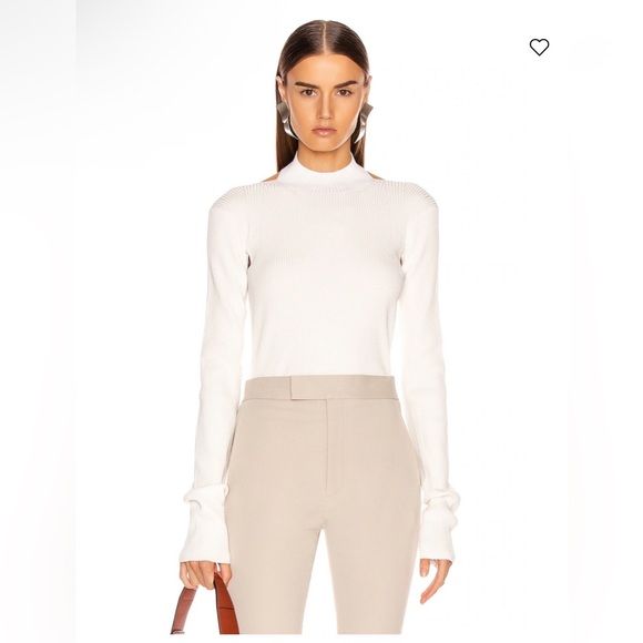 Helmut Lang Sweaters - HELMUT LANG Stretch Open Back Sweater